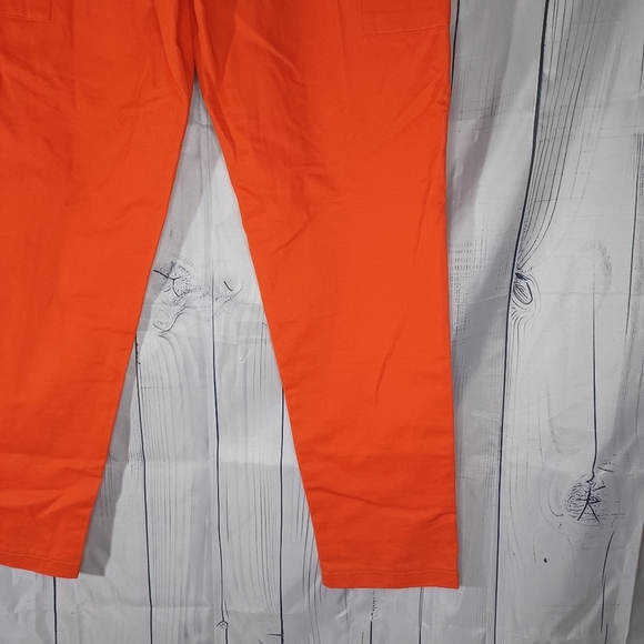 Nasty Gal Collection Women's Orange Cargo Pants - Picture 10 of 14